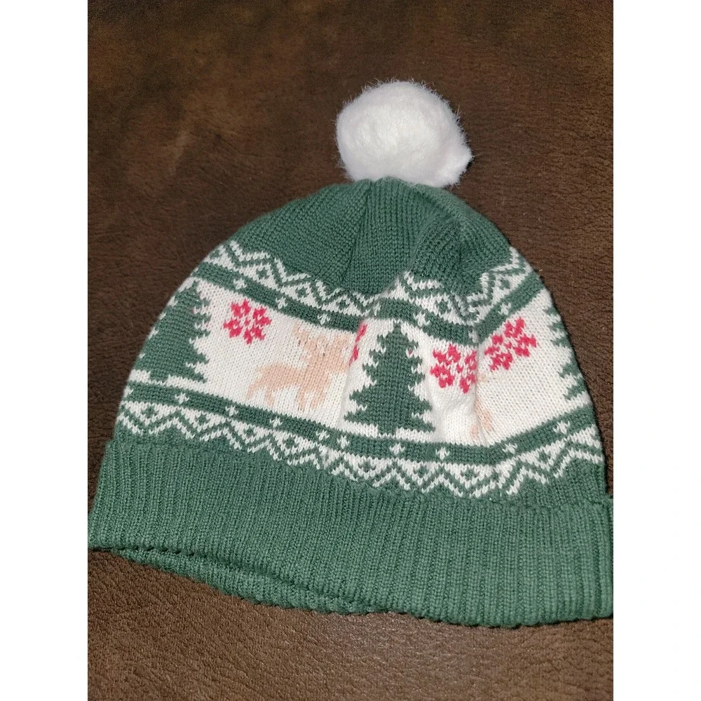 Nicole Miller new york‎ Christmas holiday sweater dress and hat 3 6 months